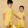 Gelbes Musselin Jungen-Set