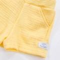 Yellow muslin boys' set