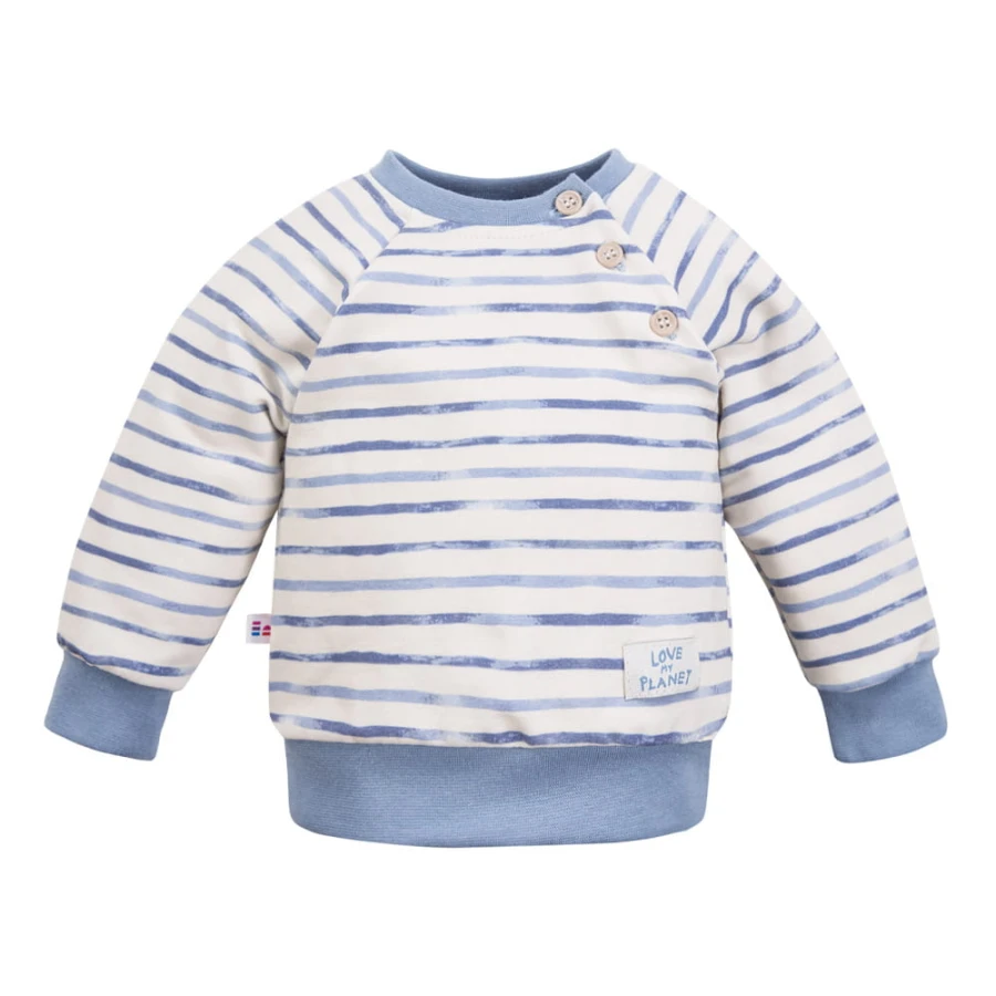 Jungen-Set blau gestreift
