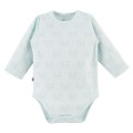 2-pack baby bodysuits blue and mint with bears