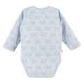 2-pack baby bodysuits blue and mint with bears