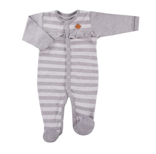 Sleepsuit TRIP gray stripes