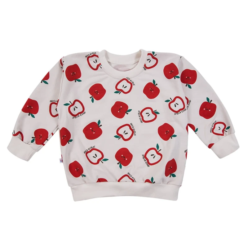 Kids' ecru sweatshirt