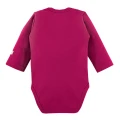Baby bodysuit plain burgundy