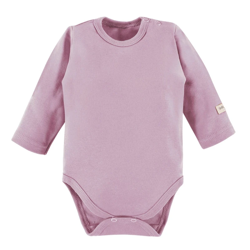 Baby bodysuit plain lilac