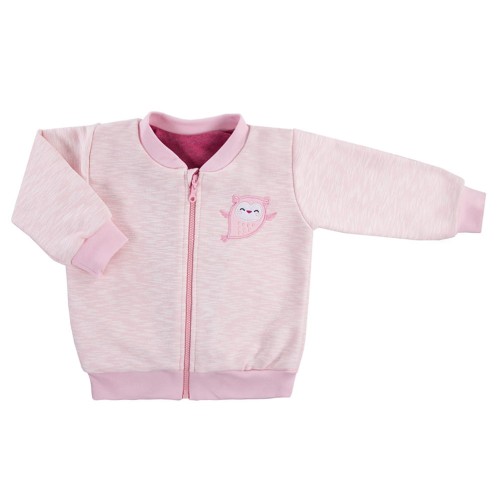 Sweatshirt mit Reißverschluss SNOW rosa
