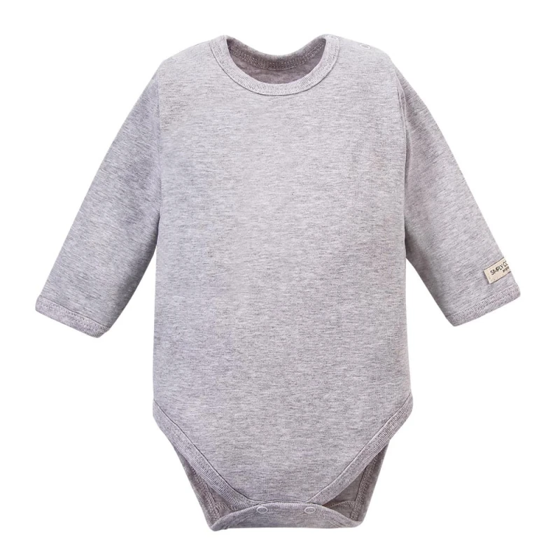 Babybody Uni Grau