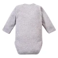 Baby bodysuit plain grey