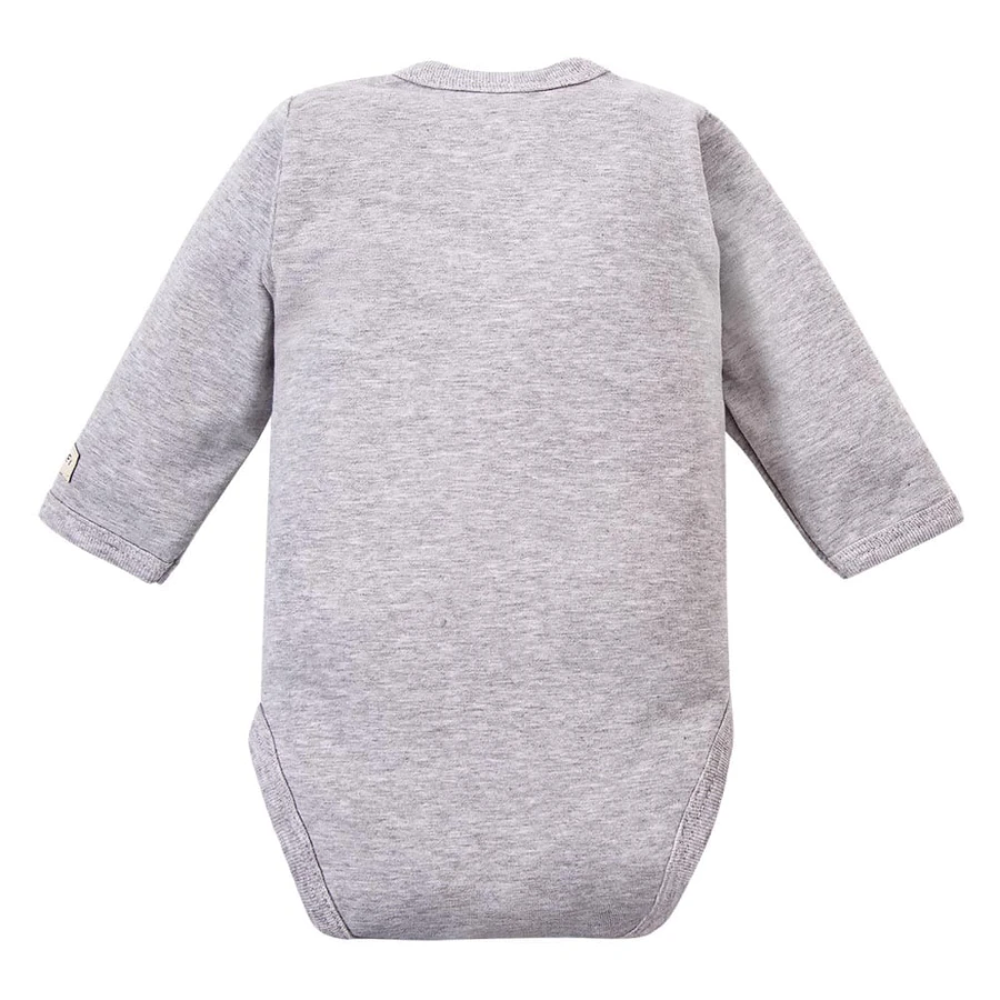 Babybody Uni Grau