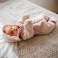 Pink merino kids jumpsuit