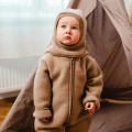 Caramel merino kids jumpsuit