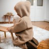 Karamellfarbener Merino Kinderoverall