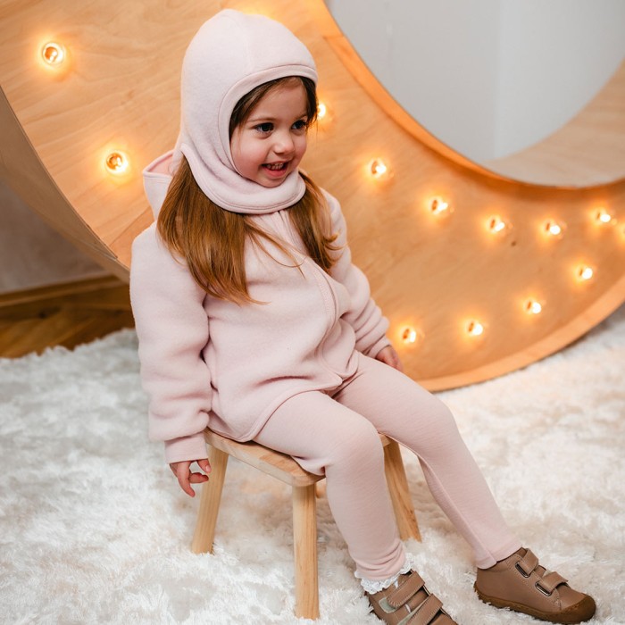 Rosa Merino Kinderjacke