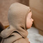 Caramel merino kids balaclava