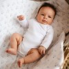 Ecru Baby-Nest mit Ballons 75x75
