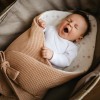 Beiges Baby-Nest mit Bären 75x75