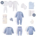 Mega baby starter set blue – complete newborn layette