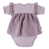 Botanic Set Bodykleid und Bloomers lila