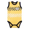 Jungen-Set gelber ärmelloser Body und Shorts