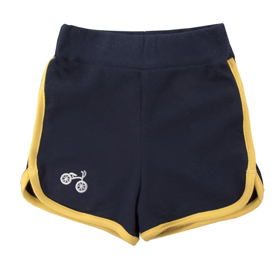 Jungen-Set gelber ärmelloser Body und Shorts