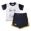 Jungen-Set T-Shirt mit Fahrradmuster und Shorts