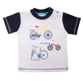 Jungen-Set T-Shirt mit Fahrradmuster und Shorts