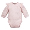 Baby-Body mit Rüschen rosa