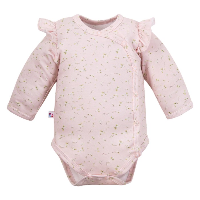 Baby-Body mit Rüschen rosa