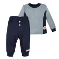 Jungen-Set blaue Sweatshirt und dunkelblaue Hose