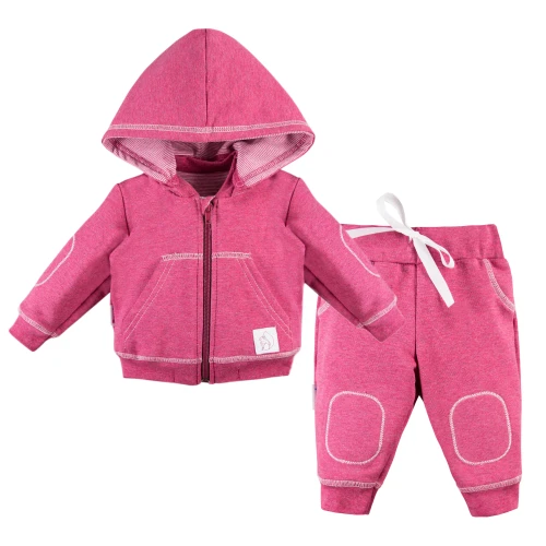 Rosa Kinder-Trainingsanzug Set