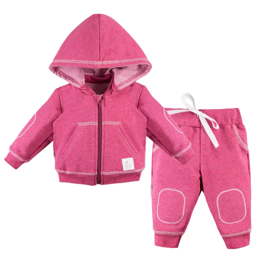 Rosa Kinder-Trainingsanzug Set