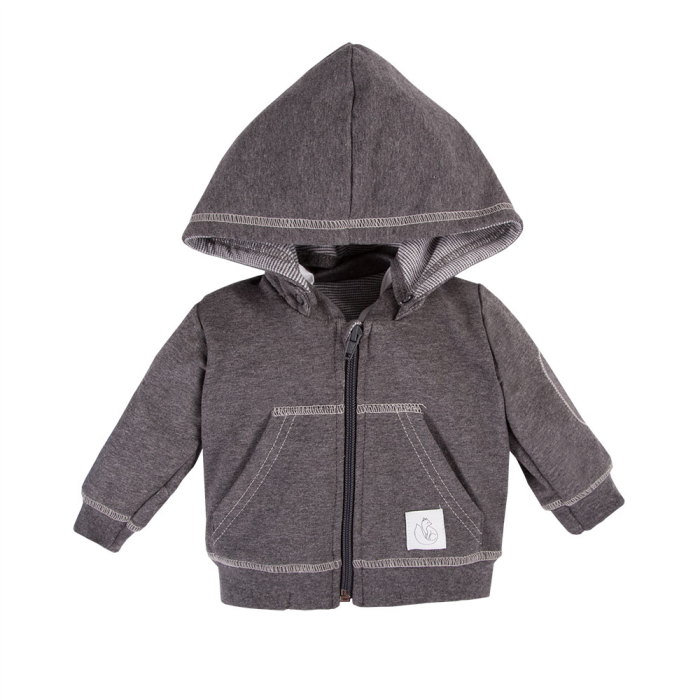 Graphitfarbenes Kinder-Trainingsanzug Set