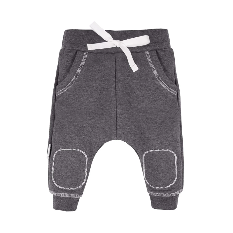 Graphitfarbenes Kinder-Trainingsanzug Set