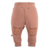 Beige Jogginghose mit Punkten