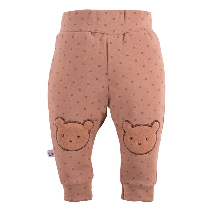 Beige Jogginghose mit Punkten