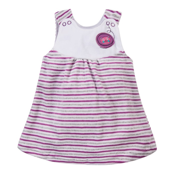 Set violette Tunika und graue Leggings