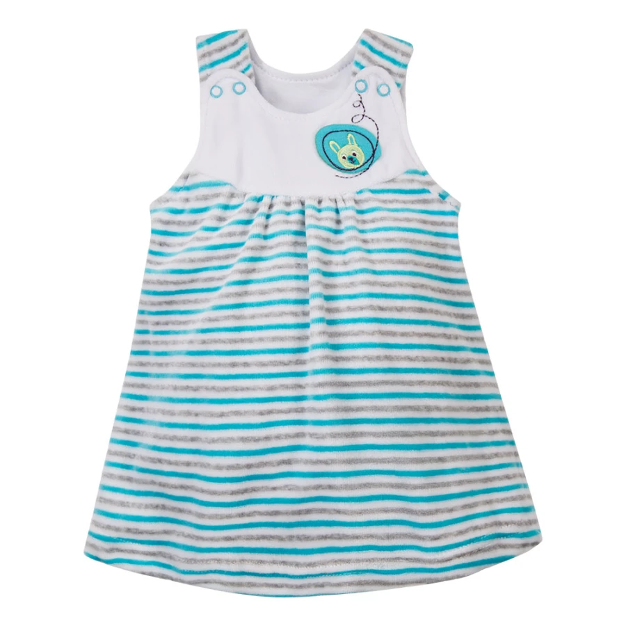 Set türkisfarbene Tunika und graue Leggings