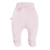 Babyset mit Body, Strampler und Fußhose in Rosa