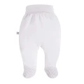 Babyset mit Body, Strampler und Fußhose in Ecru