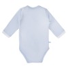 Babyset mit Body, Strampler und Fußhose in Blau
