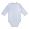 Babyset mit Body, Strampler und Fußhose in Blau