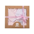 Babyset Body, Strampler und Jäckchen in Rosa