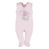 Babyset Body, Strampler und Jäckchen in Rosa