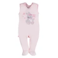 Babyset Body, Strampler und Jäckchen in Rosa