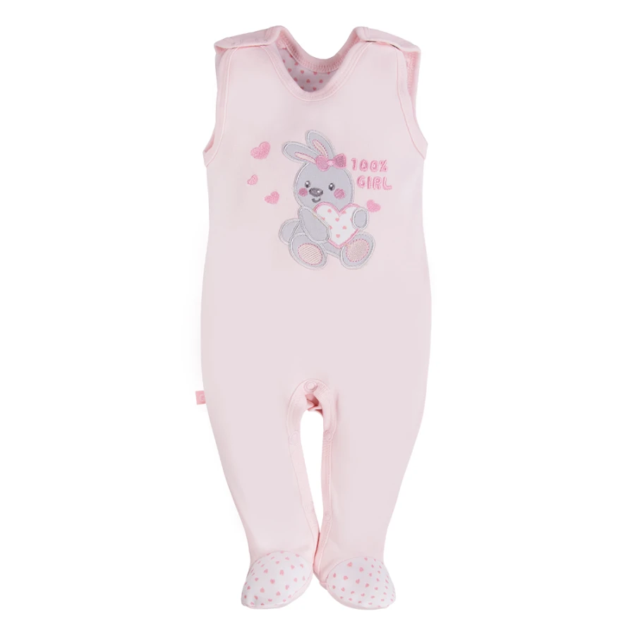 Babyset Body, Strampler und Jäckchen in Rosa