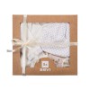 Babyset Body, Strampler und Jäckchen in Ecru