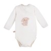 Babyset Body, Strampler und Jäckchen in Ecru