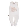 Babyset Body, Strampler und Jäckchen in Ecru