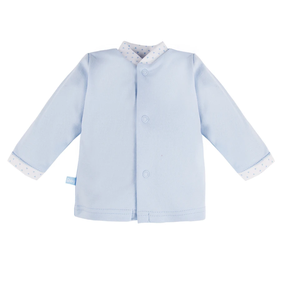 Babyset Body, Strampler und Jäckchen in Blau