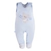 Babyset Body, Strampler und Jäckchen in Blau